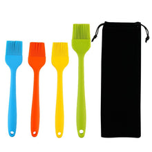 4-Piece Barbecue Brush Set Silicone One-Piece Barbecue Brush Cake Kitchen Baking Tools Oil Brush Kitchen Utensil Set