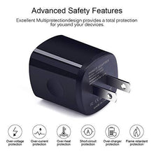 AndHot Type C Charger Compatible with Samsung S10 S9 S8 Note 10 9 8 A50 A20 A10E, LG G8 G7 ThinQ, Google Pixel 4 3a 3 2 XL, Dual USB Car Charger+Wall Charger Block+2Pack 6FT USB C Fast Charging Cables