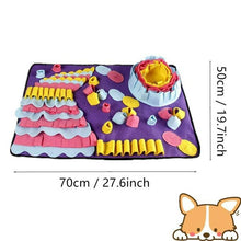 Pet Activity Enrichment Dog Sniffing Mat Food Game Blanket Puzzle Carpet Nose Work Snuffle Mat for Dogs