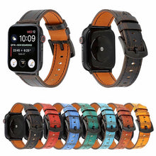 Luxury Leather Watch Strap Knit Fashion Retro Smart Watch Band 40mm 42mm 44mm for Apple I Watch Band Iwatch 6 5 4 3 Accessories