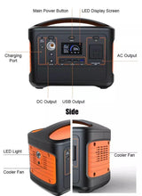 Outdoor mobile power supply 220V portable emergency power supply small two 1100W