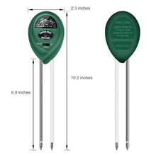 Garden Tool 3 in 1 PH Monitor Temperature Sunlight Tester Soil Meter Ph Measuring Instruments For Plant Flower