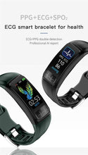 P12 New ECG PPG Adjustable Bracelet Heart Rate Wrist Watch Men Women