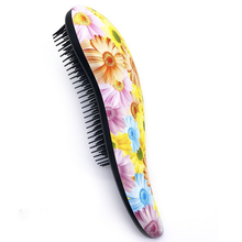 Comfortable massage, curved handle, smooth hair comb, women's long hair, curly hair, soft and not knotted, children can use massage comb