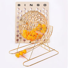 Metal lottery machine Tuhao gold lottery entertainment equipment lottery ball number ball bingo game machine bingo board