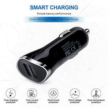 AndHot Type C Charger Compatible with Samsung S10 S9 S8 Note 10 9 8 A50 A20 A10E, LG G8 G7 ThinQ, Google Pixel 4 3a 3 2 XL, Dual USB Car Charger+Wall Charger Block+2Pack 6FT USB C Fast Charging Cables