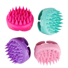 3D Handheld Ultra Soft Silicon Bristle Soothing Hair Brush Hair Growth Scalp Stimulate Massager Head Scrubber