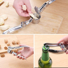 Kitchen gadgets pressed garlic chopper presser metal stainless steel garlic press garlic crusher