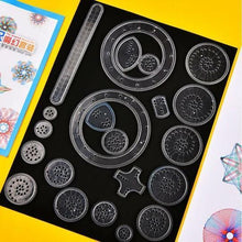 Spirograph Drawing Ruler Set