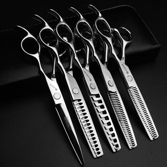 6 inch scissors Japan Professional hairdressing scissors Barber Scissors Set Hair Cutting Shears hairdressers clippers Free logo