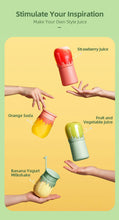 Open quite healthy 2 in 1 mini safe operation soda yogurt milkshake presser squeeze juice blender electric citrus juicer