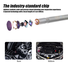 2m semi-rigid 5.5mm usb endoscope waterproof 2.4inch IPS LCD screen inspection camera industry endoscope