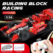 Mork Electric Remote Control Formula RC Car High Tech Series with One Piece Base Puzzle Model Building Block Brick Toys Gift