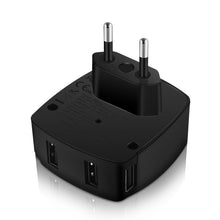 BONAZZA Universal International Travel Adapter Kit with 4Amps 4 USB Ports - UK, US, AU, Europe All in One Plug Adapter - Over 150 Countries & USB Power Adapter for iPhone, Android, All USB Devices