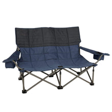 Low-Love Seat Camping Chair - Portable Folding Chair for Festivals Camping and Beach Days