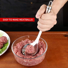 Household stainless steel meatball making tool squeeze meatball spoon kitchen accessories