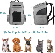 Travel Hiking Camping Outdoor Pet Breathable Carrier Backpack Ventilated Travel Pet Carrier Backpack