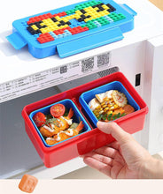 TX Creative DIY Building Block Bento Box Portable Lunch Box Children's Salad Microwave Box