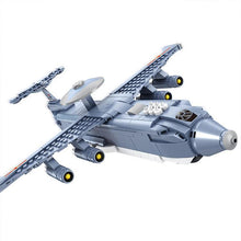 DIY Assembly Helicopter Building Toy Kids Intelligent Model Fighting Aircraft Construction Set 538pcs Military Blocks