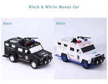 Popular Cool Truck Police Car Sound Light Piggy Bank Electronic Automate Cash Roll ATM Money Bank