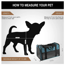 Soft Sided Collapsible Pet Travel Carrier Airline Approved Pet Carriers for Small Medium Cats