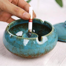 Fashion Ceramic Ashtray with Lid