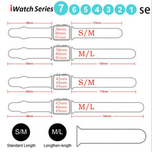 Wholesale Smart Watch Bands 38 40 42 44mm Ergonomic For iwatch All Series Soft Silicone Watch Band