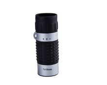 7 x 18 mini small monoculars high power HD outdoor ranging glasses with graduated divider plate