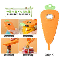 Multi-function bottle opene household screw labor-saving can opener magnetic suction Cartoon bottle opener
