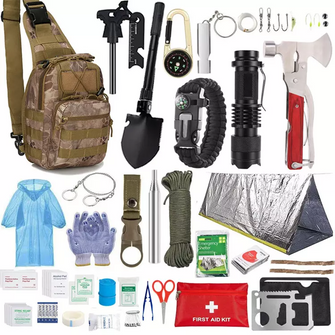 Emergency Survival Kits Professional Survival Gear Tool Tactical First Aid Kits With Trauma Bag