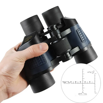 Powerful Telescope 60X60 Binoculars HD 10000M High Magnification For Outdoor Hunting Optical Light Night Vision Binocular