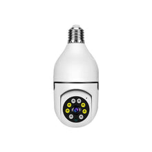 1080P Wireless WiFi Light Bulb Security Camera Smart Home Security Cameras Night Vision Motion Detection Indoor Security Camera