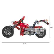 COGO 298 PCS Plastic Motorcycle Science Build Toy Construction Block Set For Children