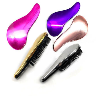 Electroplated wet or dry hair removal brush No pain No tangle Hair removal brush for adults and children