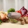 Multifunctional Hand Held Grinder Meat Manual Bowl Hand Pulled Food Meat Mixer Grinder Vegetable Slicer Cutter Chopper