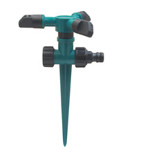 Plastic 3-arm garden whilring sprinkler for lawn