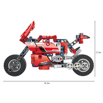 COGO 298 PCS Plastic Motorcycle Science Build Toy Construction Block Set For Children