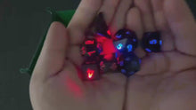 7 Rechargeable LED Flashing Glowing Dice D4 - D20 Dice - Free Shipping