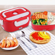 heat up lunch box double plug stainless steel rechargeable heated portable electric lunch box kids car heating lunch box