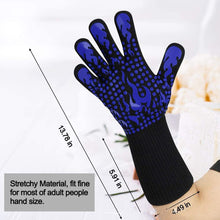 BBQ Anti-Scald Gloves Heat Resistant Oven Kitchen Non-Slip Gloves