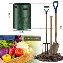 Potato Grow Bags Plant Grow Bags 10 Gallon Heavy Duty Thickened Growing Bags Garden Vegetable Planter with Handles