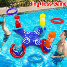 Inflatable Toss Ring Inflatable Splint Pool Game Toy for Kids Outdoor Pool Beach Fun Summer Water Toy