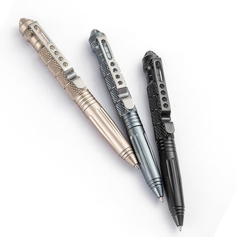 Defense Tactical Aviation Pocket Pen Aluminum Anti-skid Military Self Defense Pen Glass Breaker Anti-skid Survival Kit