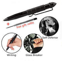 Defense Tactical Aviation Pocket Pen Aluminum Anti-skid Military Self Defense Pen Glass Breaker Anti-skid Survival Kit