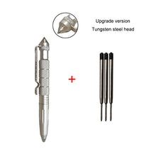 Defense Tactical Aviation Pocket Pen Aluminum Anti-skid Military Self Defense Pen Glass Breaker Anti-skid Survival Kit