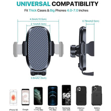 Phone Holder for Car Truck Drivers Universal Upgraded Handsfree Support Dash Breeze Vent Air Mobile Phone Mount Stand