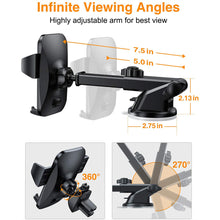 Phone Holder for Car Truck Drivers Universal Upgraded Handsfree Support Dash Breeze Vent Air Mobile Phone Mount Stand