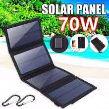 Outdoor Foldable Solar Panels 5V Cell USB Smart Phone Portable Battery Charger Tourism Camping Hiking 20W 30W 10W 70W