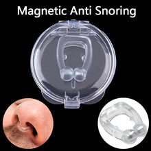 2/4pc Magnetic Anti Snoring Device Silicone Anti Snoring Stopper Nose Clip Tray Sleepaid Apnea Night Guard Device with Case