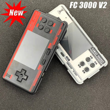 Family Pocket FC3000 V2 Classic Handheld Game Console 2G ROM Built in 4000+ Games 10 Simulator Video Game Console Dropshipping